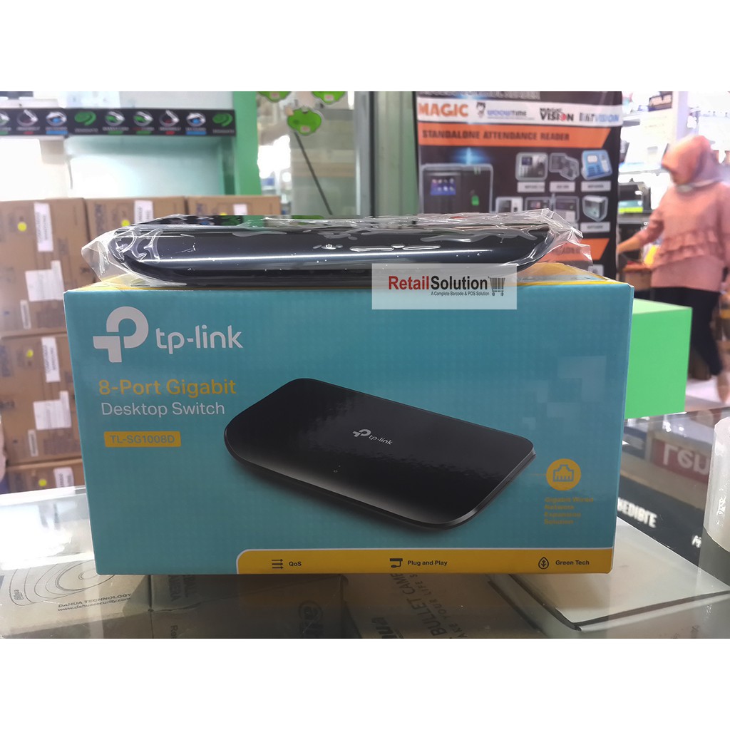 TP Link TL-SG1008D 8 Port Gigabit Desktop Switch