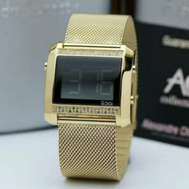 Alexandre Christie digital kotak baru rantai pasir 9223 gold
