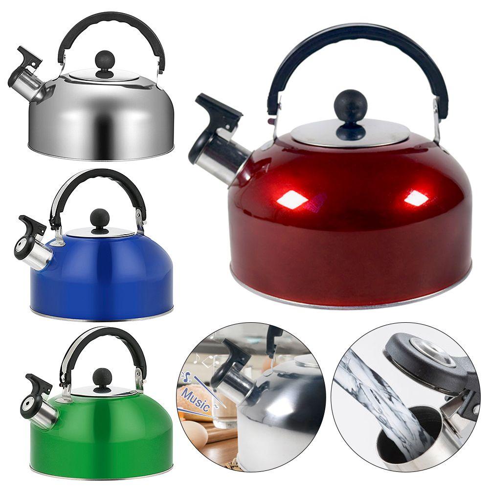 Suyo 3L Whistling Kettle Stainless Steel Untuk Hiking Masak Rumah Kantor Restoran Teakettle