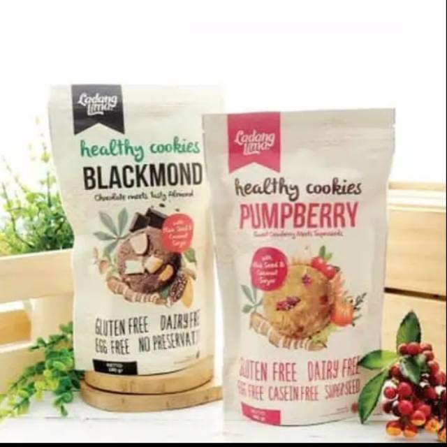 

Blackmond & Pumpberry Cookies Ladang Lima Asi Booster Diet 180gr