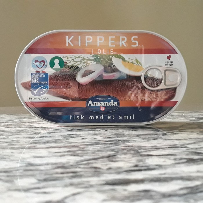 

Amanda Kippers I Olie (ikan Herring asap) 190g