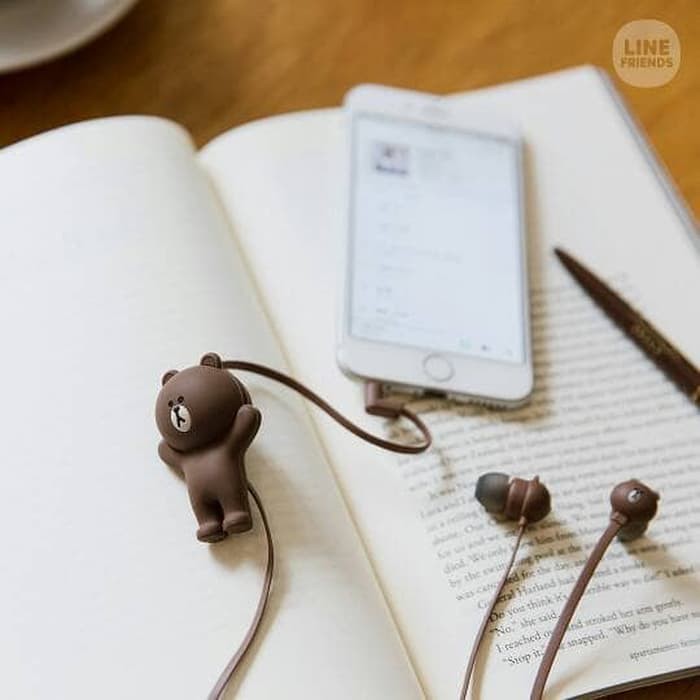 headset earphone line lucu original termurah