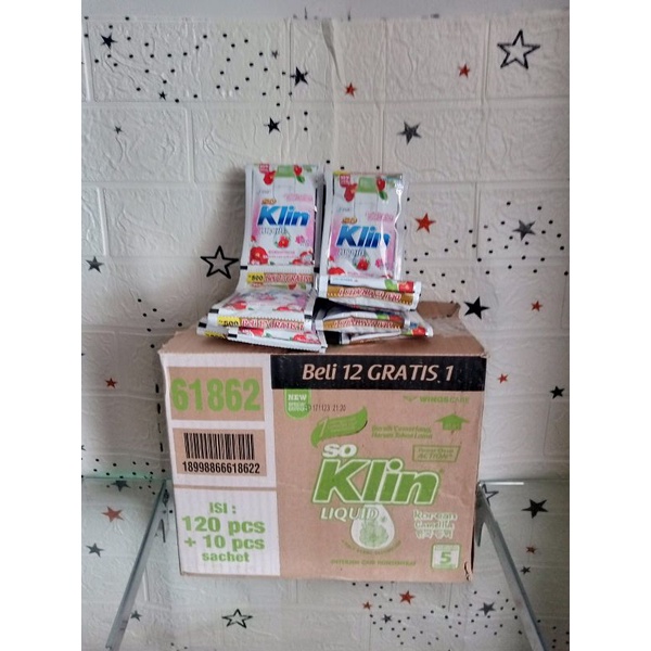 soklin liquid korean camellia detergent cair1 karton/dus