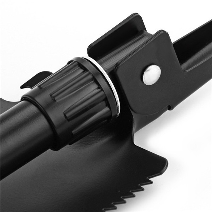 SEKOP CANGKUL Sekop Cangkul Lipat MultiFungsi Portable Survival Tool Black