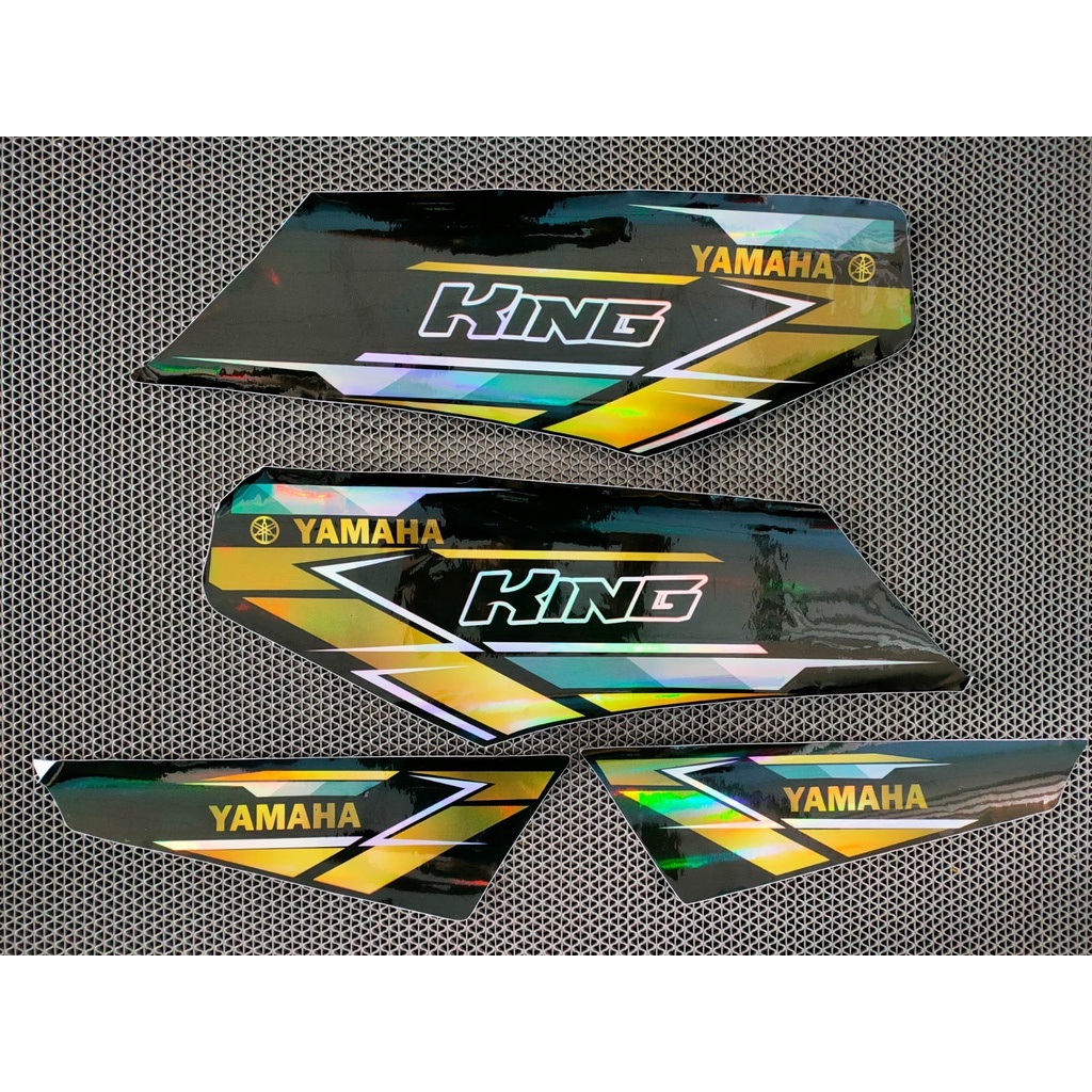 STRIPING VARIASI RX KING FULL HOLOGRAM BLACK GOLD