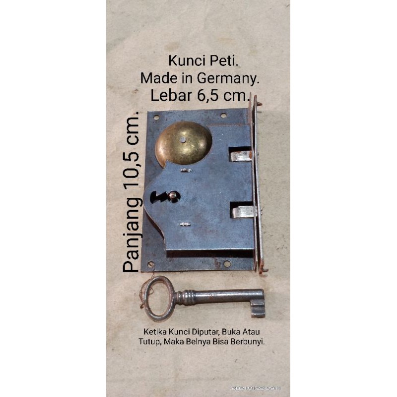 Kunci Peti Merk Carl Schlieper & CS Schlieper. Made in Remscheid, Germany.