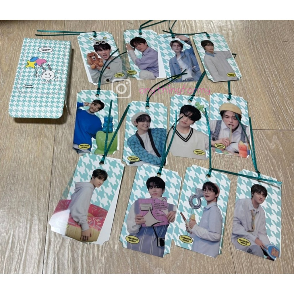 READY STOCK BOOKMARK TREASURE WORLD HYUNSUK HARUTO JUNKYU JEONGWOO ASAHI YOSHI YEDAM DOYOUNG JUNGHWA