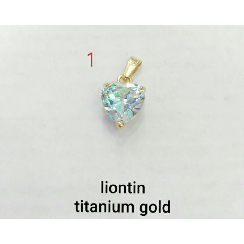 LIONTIN TITANIUM WARNA EMAS