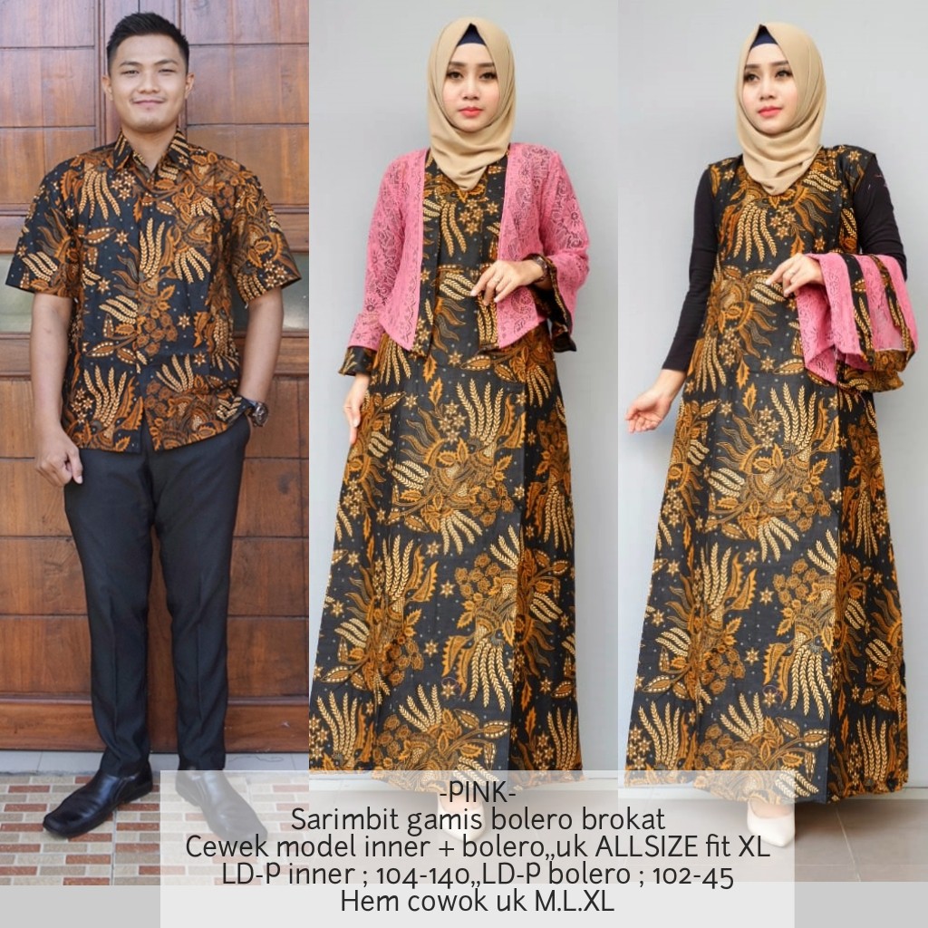 Model Gamis Batik Warna Pink - Simak Gambar Berikut