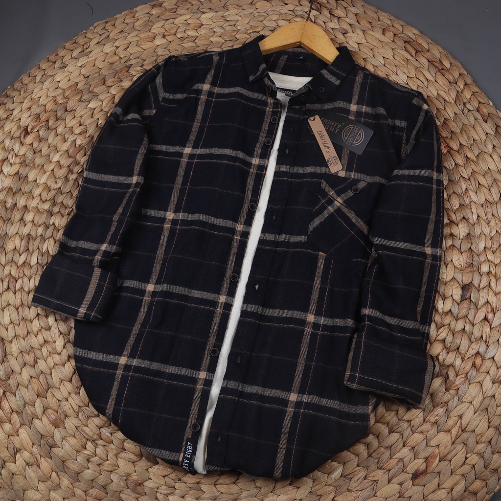 KEMEJA FLANEL PREMIUM LENGAN PANJANG Jack Brown OS88