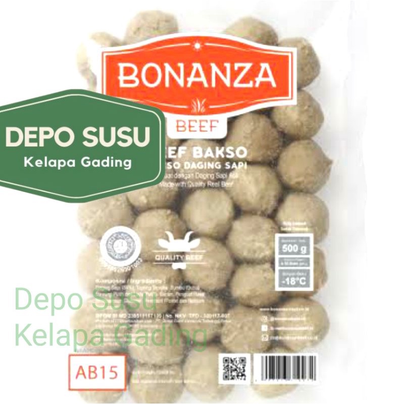 Bakso Bonanza 500gr AB15 AB10 Gold Premium 50 33 butir pcs 500 Gram