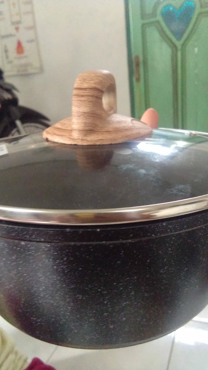 Panci Sauce Pot D20cm H8cm Non Stick Marble Yoshikawa