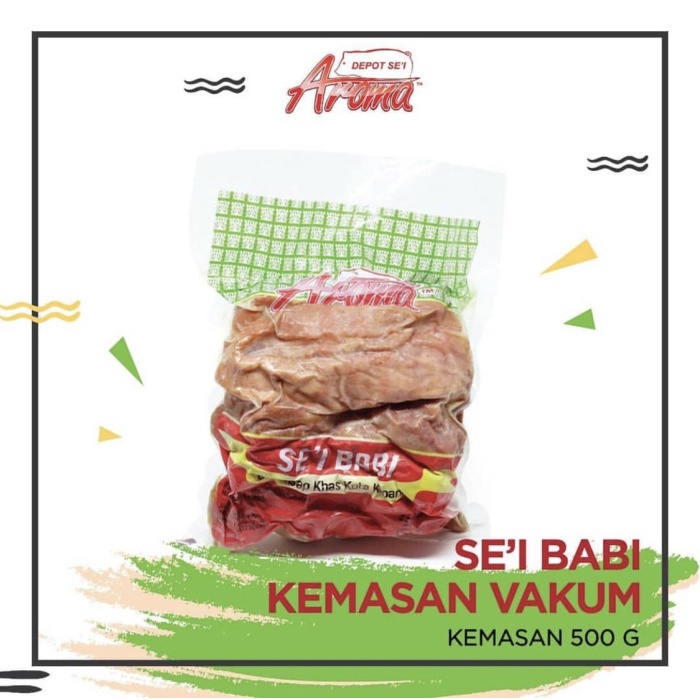 

Se’i babi kemasan vacum pack 500gr