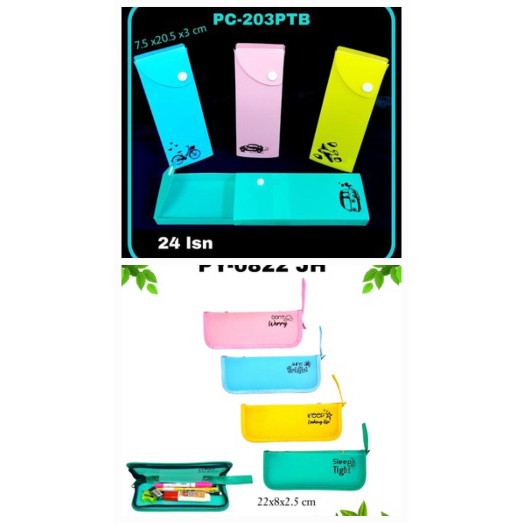 

Tempat/ Kotak Pensil Mika Slide Transport PC-203PTB/ PY-0822 JH