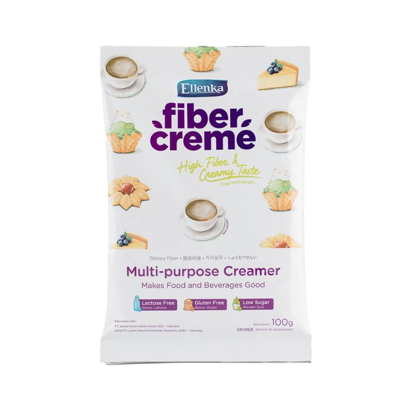 15 x FiberCreme Sachet 100gr Free Goodie bag Fibercreme