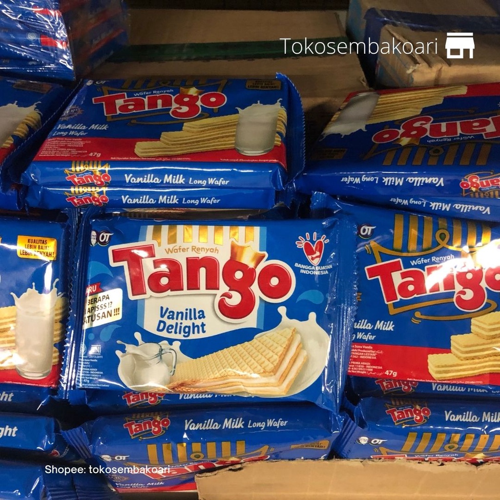 

Tango Wafer Coklat, Vanila, Keju 47 g