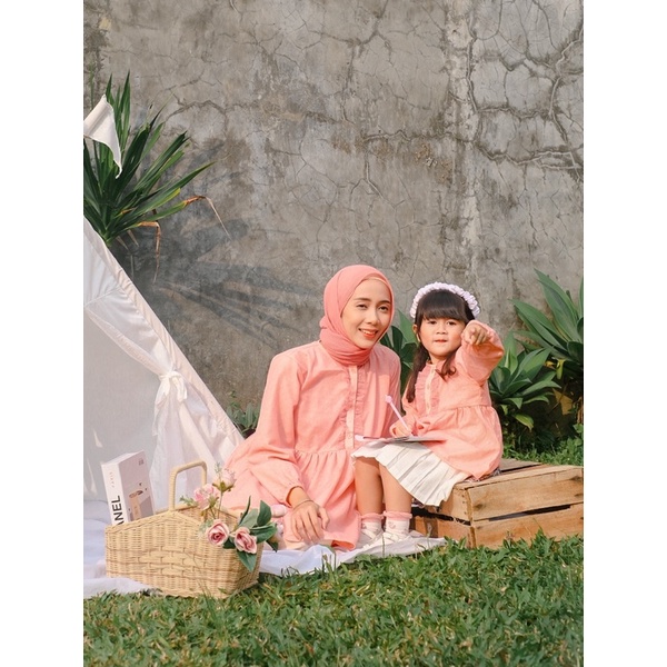 atasan baju lebaran renda ibu dan anak / TASYA TOP