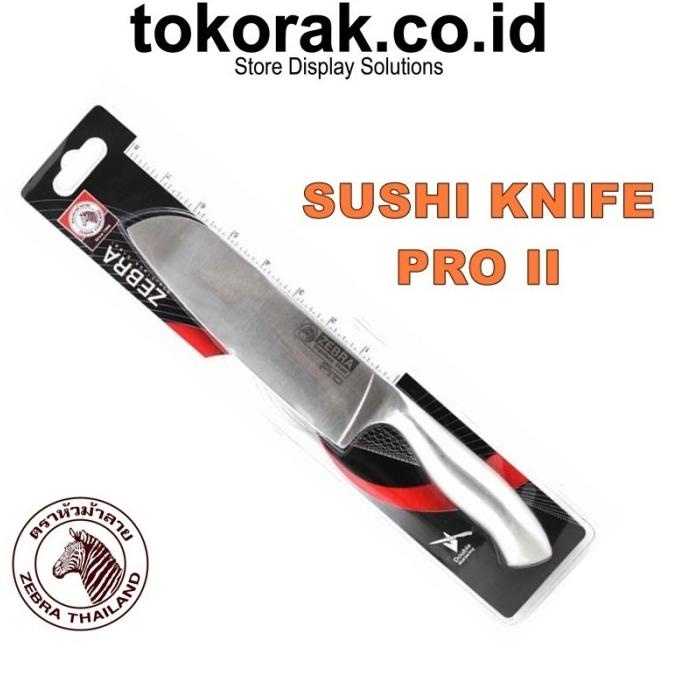 Promo ZEBRA SUSHI KNIFE PRO 7 INCH 100249 PISAU SUSHI PISAU DAPUR STAINLESS ada