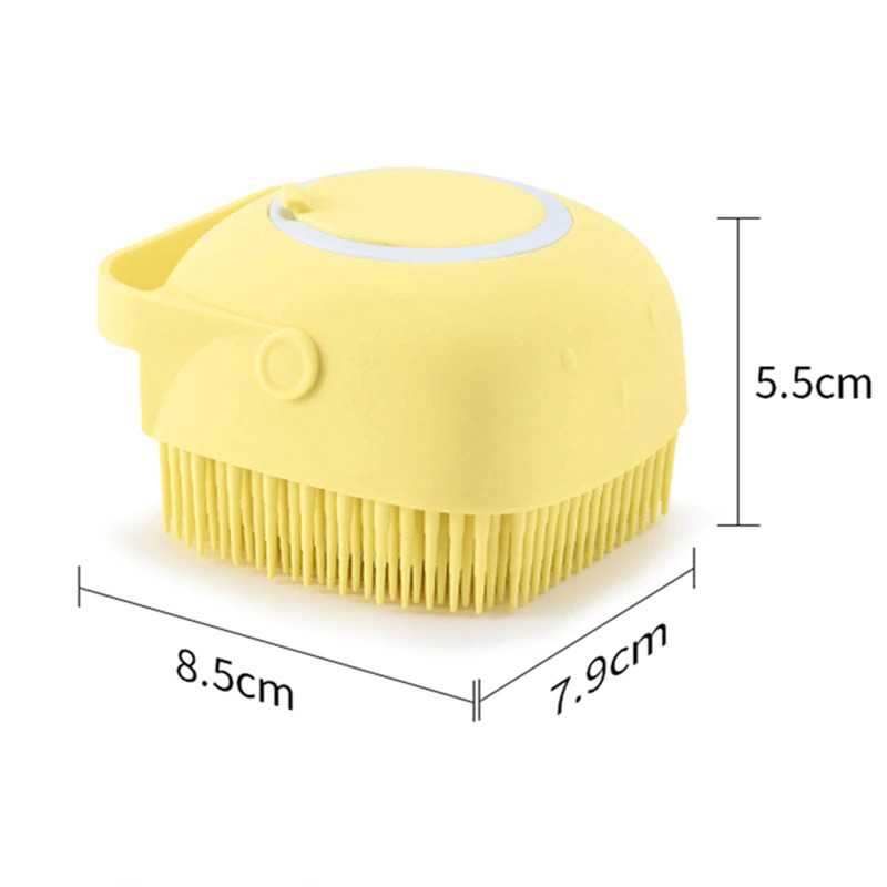 BWOHOPS Sikat Mandi Badan Bath Brush Soap Container 80ml - LDS17