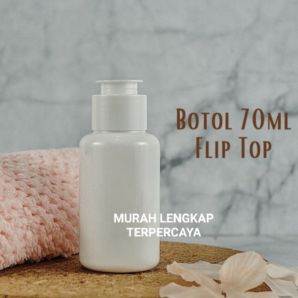 BOTOL FLIPTOP 70ML/ BOTOL TUBULAR 70ML FLIPTOP JAMUR