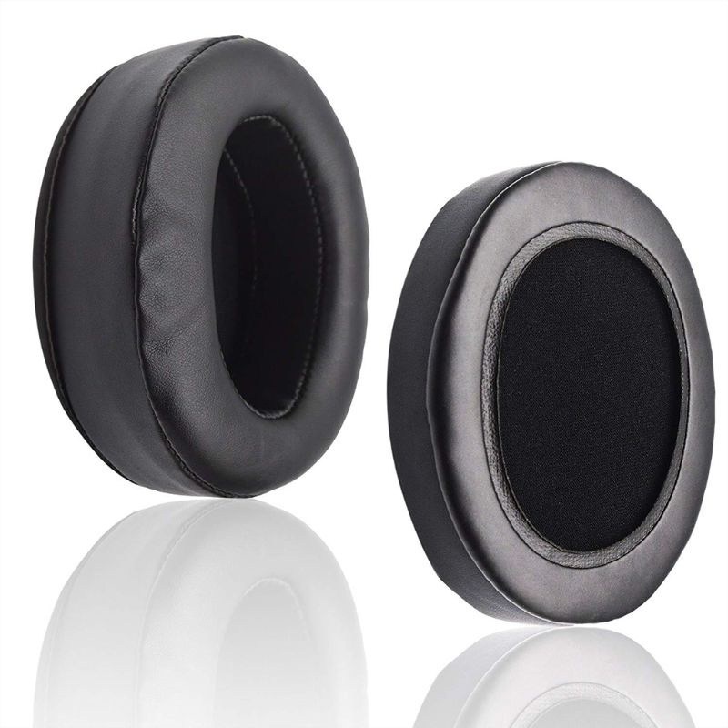 Btsg 1 Pasang Earpads Bahan Kulit Memory Foam Untuk Headset Brainwavz HM5 / MDR V6 / ZX 700 / AKG 701 Q701