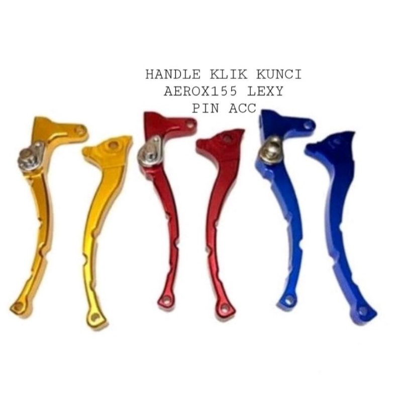 Handle Rem Model Kunci Aerox,Lexi,Mio Soul Gt,Mio M3,Mio Z,Fino 125,Xeon New model klik kunci censi