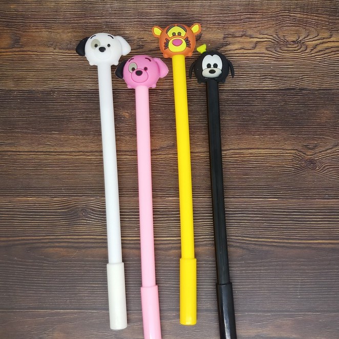 

(4PC) Pulpen Pena Karakter Bentuk Kepala Animal Lucu Bolpen Karakter Unik Pulpen Karakter Gel Imut Pulpen Gel Pena