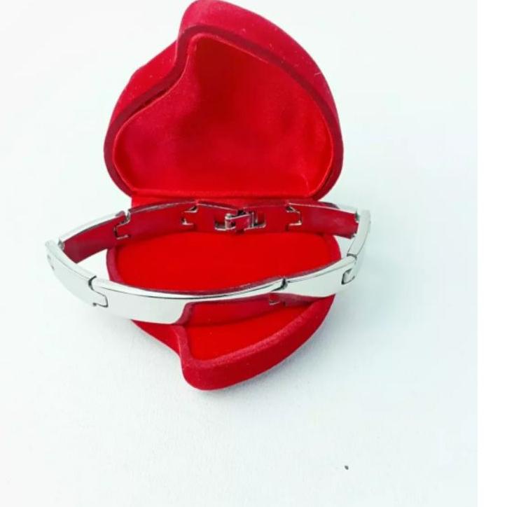 LANGSUNG KIRIM.. GELANG TITANIUM PRIA KEREN MODEL RANTAI JAM TANGAN ANTI KARAT ANTI LUNTUR MODEL TER