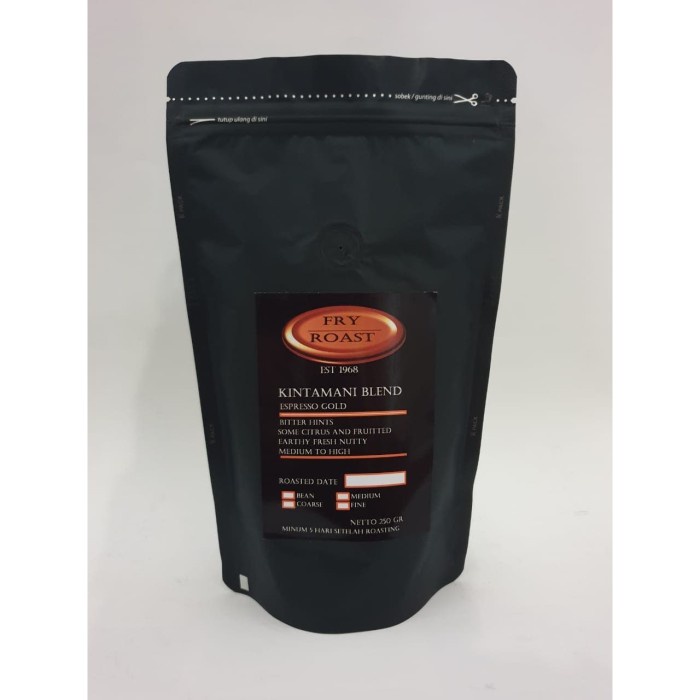 

H2J021 Kopi Kintamani Blend Gold 250 Gram ( Arabika & Robusta) Biji/Bubuk - Biji Hyh1Yjj