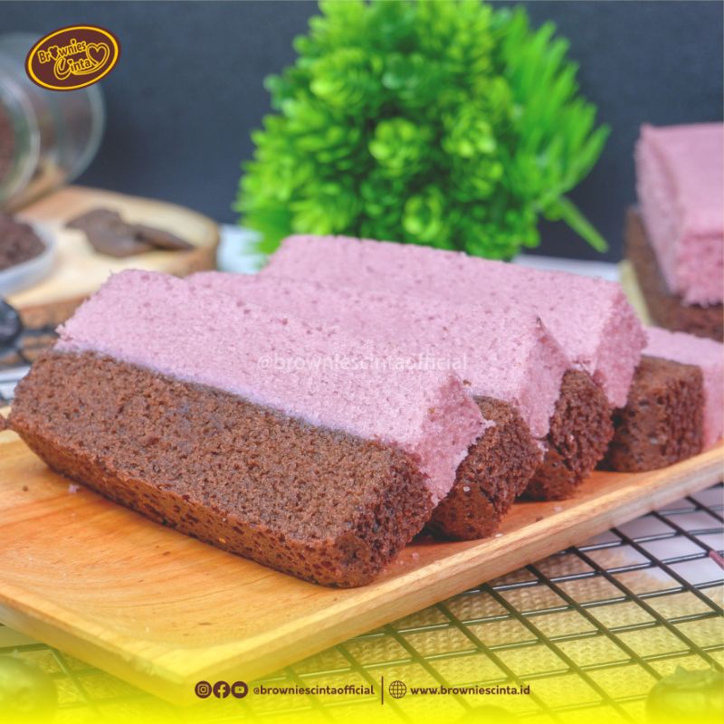Brownies Cinta Blueberry
