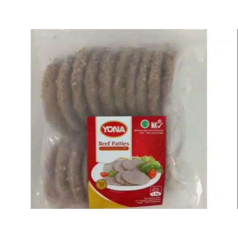 

Yona Beef Patties isi 20 1 kg