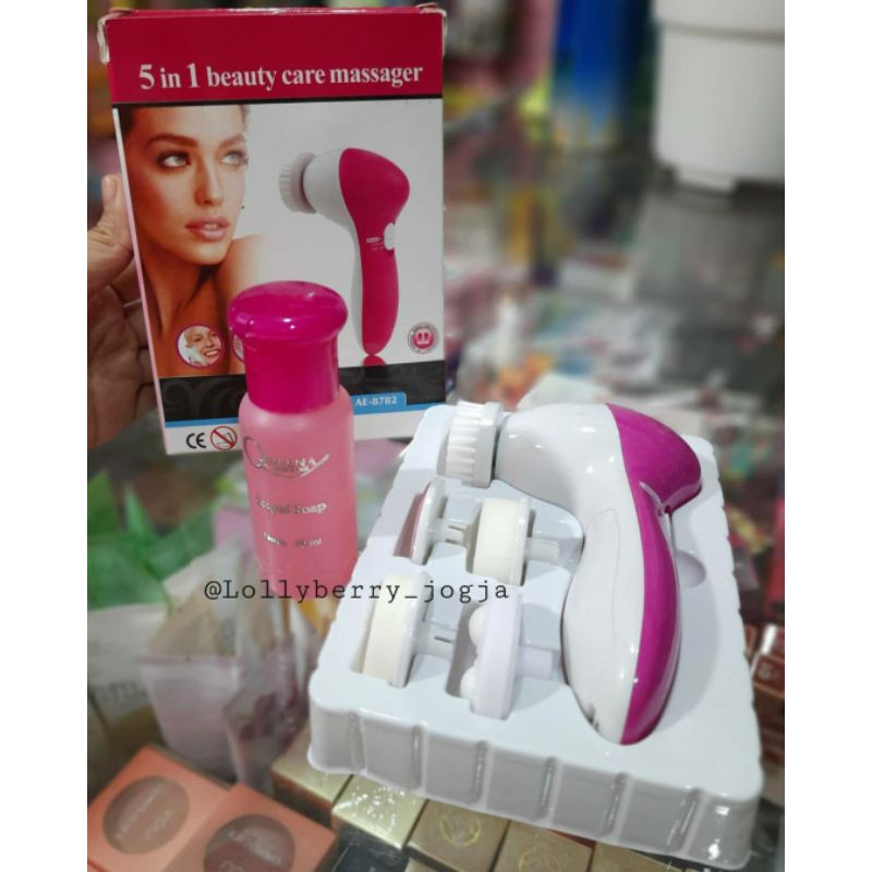 PAKET HEMAT ALAT FACIAL 5IN1 PLus Sabun Qweena