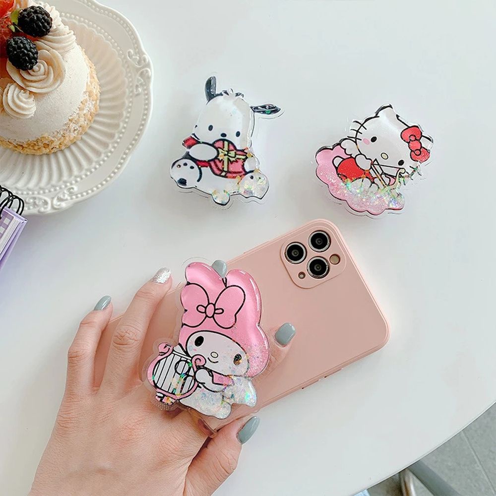 Lanfy Popsocket Hp / Smartphone Motif Kartun Kucing