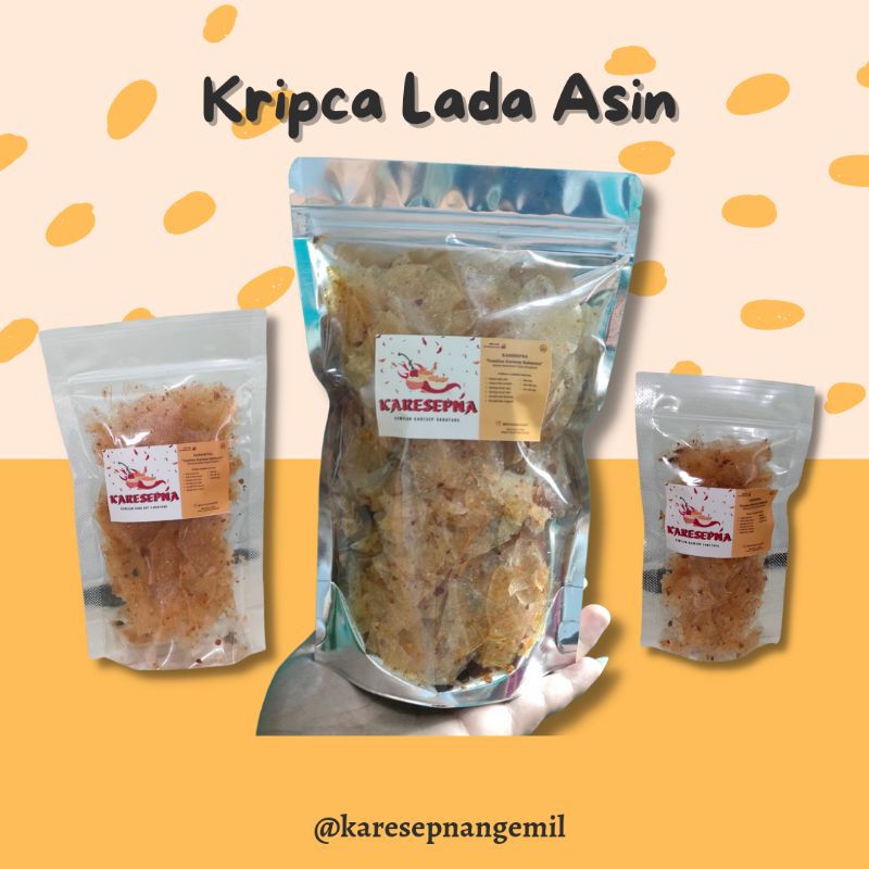 

KERIPIK KACA (KRIPCA) LADA ASIN (BESAR)