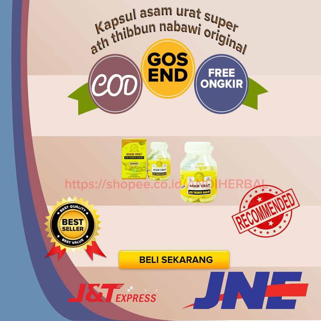 

Kapsul asam urat super ath thibbun nabawi original