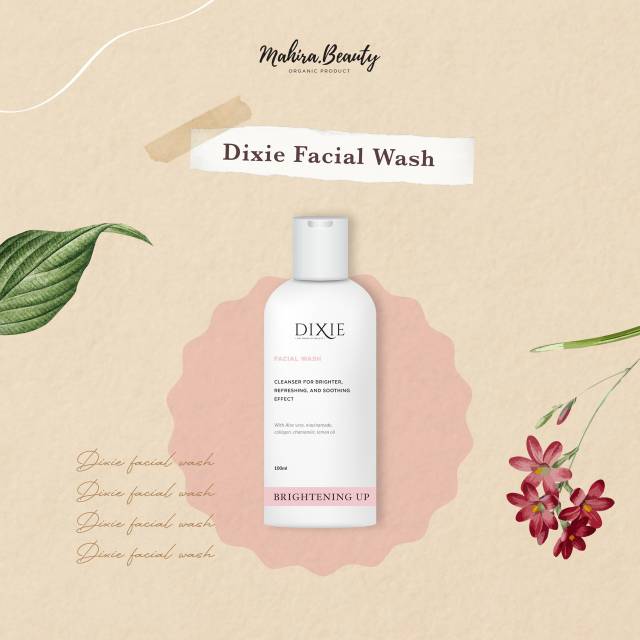 Dixie brightening up facial wash