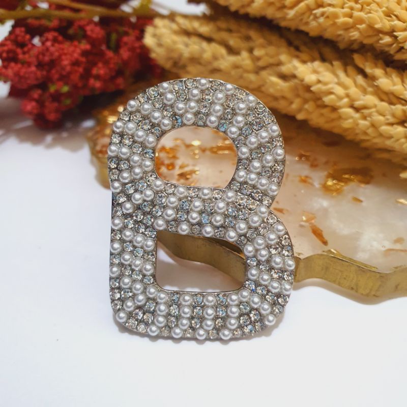 Brooch Buttonscarves KW / Bross Buttonscarves KW / Bross Button KW-022 Silver