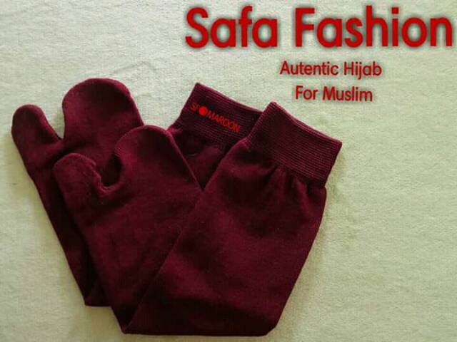Kaos Kaki Jempol polos  Polyester / Kaos Kaki Muslim / Kaos Kaki Serbaguna/kaos kaki wanita