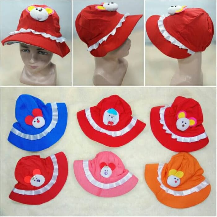 Topi anak perempuan usia 1-2 tahun