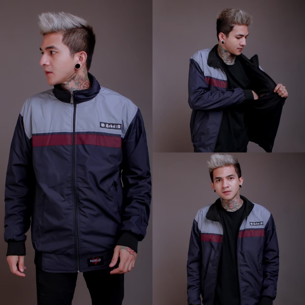 Jaket Sensei Combi Zipper Premium Pria &amp; Wanita | Original REBEL ID | Dhea Fashion