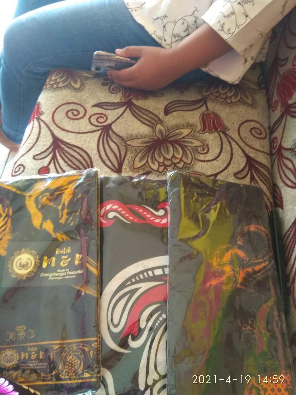 Sarung Batik Printing Motip Kopi Cangkir Terlaris Kekinian Asli Pekalongan