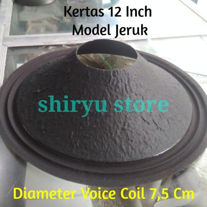 

Kertas Speaker Daun Conus Mic 12 Inch Impor Coil 75 Mm 7,5 Cm 7,5Cm