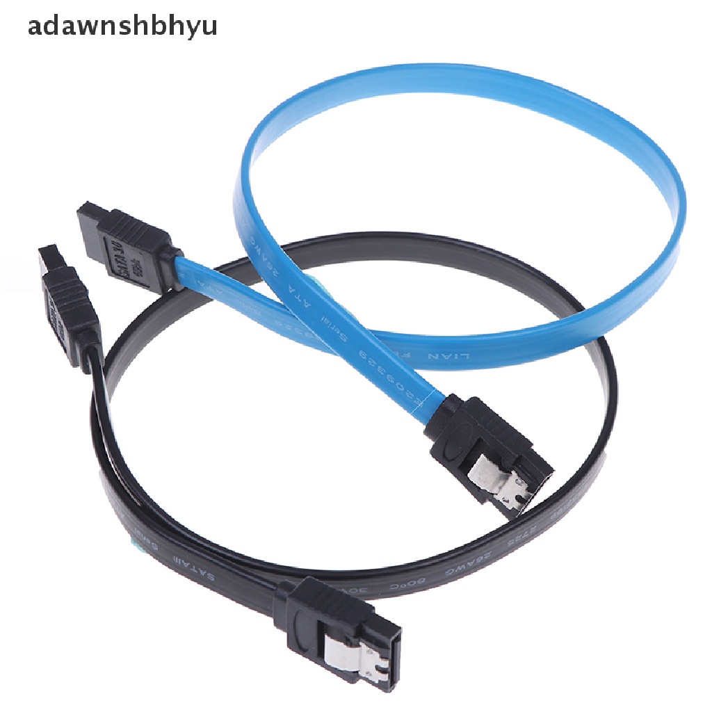 Kabel Komputer adawnshbhyu SATA 3.0 III SATA3 6Gb/S SSD Hardisk data right angle cable