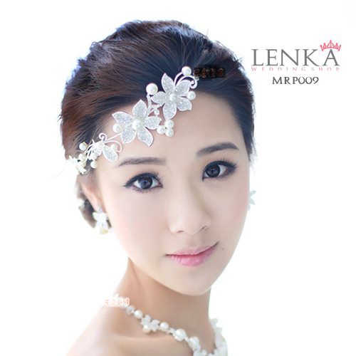 [SIAP KIRIM] AKSESORIS RAMBUT PENGANTIN TIARA BRIDAL PESTA BUNGA MRP009