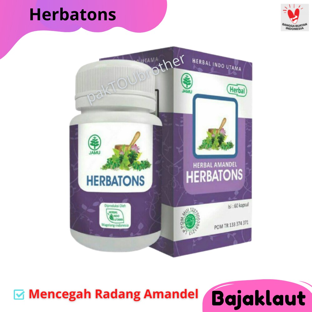Herbatonsn Obat radang amandel Dewasa Tenggorokan Sakit
