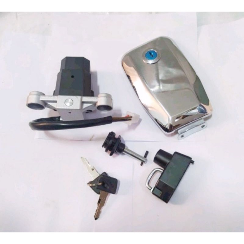 KUNCI KONTAK RX KING OLD PAKET TUTUP TANGKI KUNCI TOOL BOX KUNCI HELM RX KING 4 IN 1