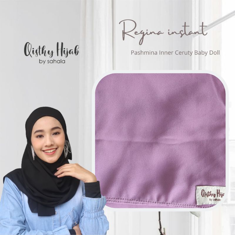 regina instan/hijab pasmina INner melayu cerutu baby doll premium