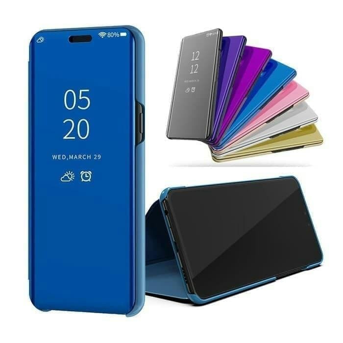 Flip Mirror Cover Clear View Type Hp Redmi NOTE 10/10 PRO /Poco M3 New 2021 &amp; Redmi 9T