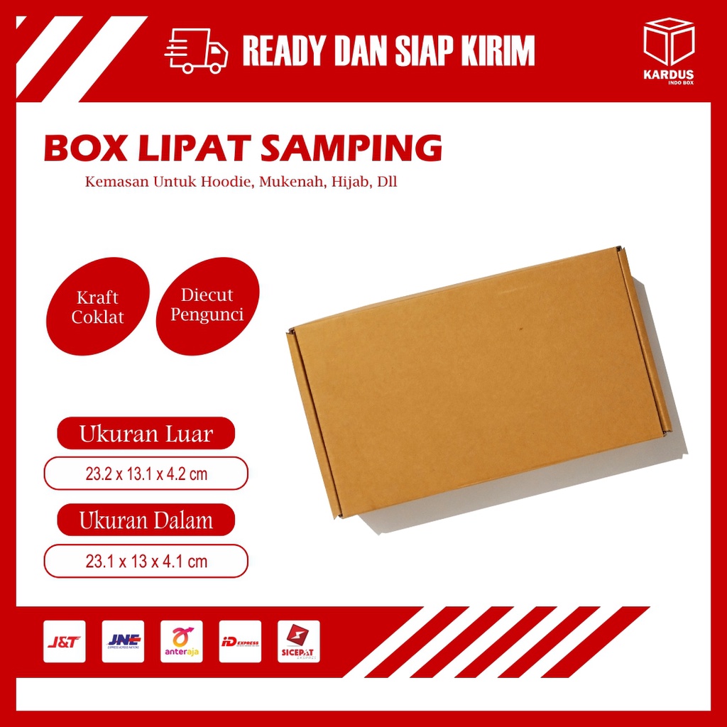 

KARDUS / BOX SOUVENIR SIZE 22 X 14 X 4 CM - BISA CUSTOM SABLON PRINTING