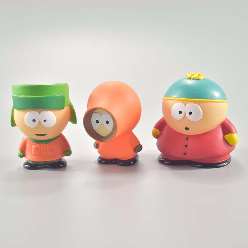 Needway  The South Park Kartun PVC Ornamen Rumah Southern Park Kyle Dekorasi Desktop Stan Anime Model Figure Mainan